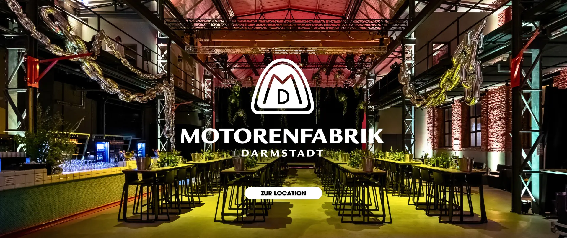 Motorenfabrik Darmstadt Eventlocation mit Logo v2