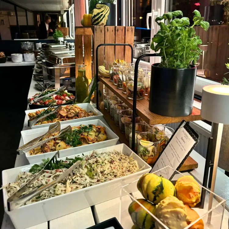 Catering Buffet dekoriert